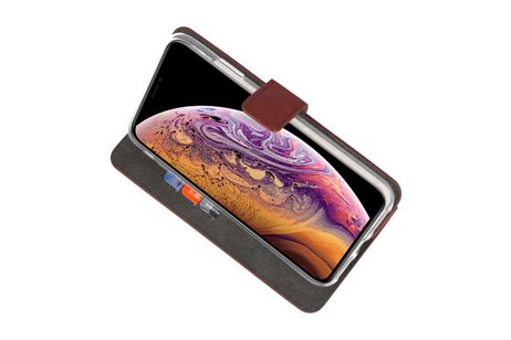 BAOHU Booktype Telefoonhoesjes - Bookcase Hoesje - Wallet Case -  Geschikt voor iPhone XS Max - Bruin