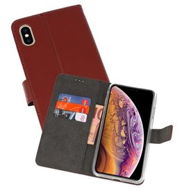 BAOHU Wallet Cases Hoesje iPhone XS Max Bruin