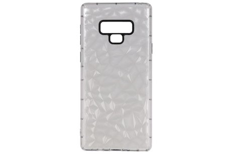 BAOHU Grijze Geometric Style Siliconen Hoesje - Geschikt voor de Samsung Galaxy Note 9