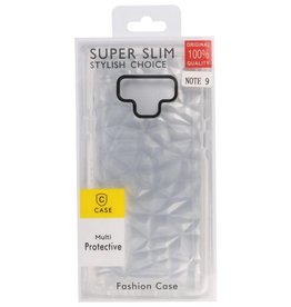 BAOHU Transparant Geometric Style Siliconen Hoesje Samsung Galaxy Note 9