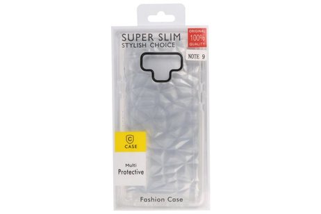 BAOHU Transparant Geometric Style Siliconen Hoesje - Geschikt voor de Samsung Galaxy Note 9