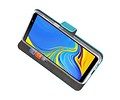 BAOHU Booktype Telefoonhoesjes - Bookcase Hoesje - Wallet Case -  Geschikt voor Galaxy A7 (2018) - Blauw