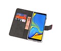BAOHU Booktype Telefoonhoesjes - Bookcase Hoesje - Wallet Case -  Geschikt voor Galaxy A7 (2018) - Roze