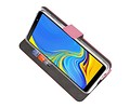 BAOHU Booktype Telefoonhoesjes - Bookcase Hoesje - Wallet Case -  Geschikt voor Galaxy A7 (2018) - Roze