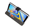 BAOHU Booktype Telefoonhoesjes - Bookcase Hoesje - Wallet Case -  Geschikt voor Samsung Galaxy J6 Plus - Zwart