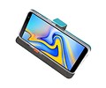 BAOHU Booktype Telefoonhoesjes - Bookcase Hoesje - Wallet Case -  Geschikt voor Samsung Galaxy J6 Plus - Blauw