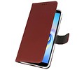 BAOHU Booktype Telefoonhoesjes - Bookcase Hoesje - Wallet Case -  Geschikt voor Samsung Galaxy J6 Plus - Bruin
