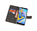 Booktype Telefoonhoesjes - Bookcase Hoesje - Wallet Case -  Geschikt voor Samsung Galaxy J6 Plus - Bruin