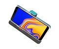 BAOHU Booktype Telefoonhoesjes - Bookcase Hoesje - Wallet Case -  Geschikt voor Samsung Galaxy J4 Plus - Blauw