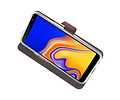 BAOHU Booktype Telefoonhoesjes - Bookcase Hoesje - Wallet Case -  Geschikt voor Samsung Galaxy J4 Plus - Bruin