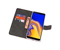 BAOHU Booktype Telefoonhoesjes - Bookcase Hoesje - Wallet Case -  Geschikt voor Samsung Galaxy J4 Plus - Roze