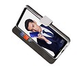 Booktype Telefoonhoesjes - Bookcase Hoesje - Wallet Case -  Geschikt voor Huawei Note 10 - Wit