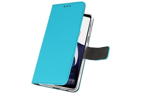 Booktype Telefoonhoesjes - Bookcase Hoesje - Wallet Case -  Geschikt voor Huawei Note 10 - Blauw