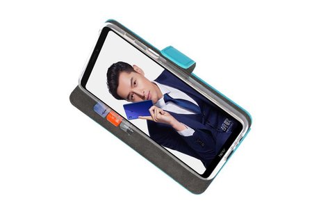 Booktype Telefoonhoesjes - Bookcase Hoesje - Wallet Case -  Geschikt voor Huawei Note 10 - Blauw