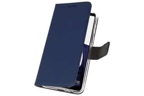 Booktype Telefoonhoesjes - Bookcase Hoesje - Wallet Case -  Geschikt voor Huawei Note 10 - Navy