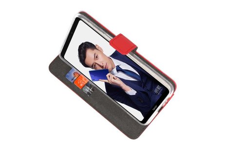 BAOHU Booktype Telefoonhoesjes - Bookcase Hoesje - Wallet Case -  Geschikt voor Huawei Note 10 - Rood