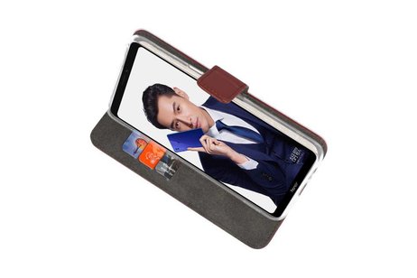 BAOHU Booktype Telefoonhoesjes - Bookcase Hoesje - Wallet Case -  Geschikt voor Huawei Note 10 - Bruin