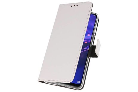 BAOHU Booktype Telefoonhoesjes - Bookcase Hoesje - Wallet Case -  Geschikt voor Huawei Mate 20 Lite - Wit