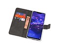 BAOHU Booktype Telefoonhoesjes - Bookcase Hoesje - Wallet Case -  Geschikt voor Huawei Mate 20 Lite - Wit