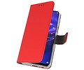 BAOHU Booktype Telefoonhoesjes - Bookcase Hoesje - Wallet Case -  Geschikt voor Huawei Mate 20 Lite - Rood