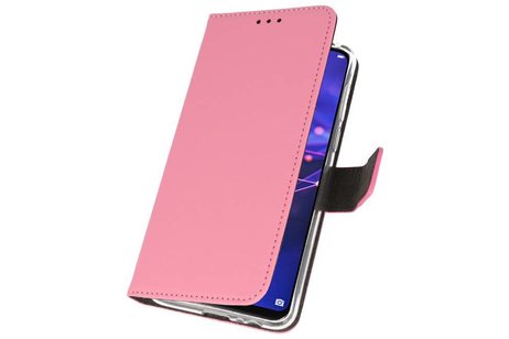 Booktype Telefoonhoesjes - Bookcase Hoesje - Wallet Case -  Geschikt voor Huawei Mate 20 Lite - Roze