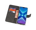 Booktype Telefoonhoesjes - Bookcase Hoesje - Wallet Case -  Geschikt voor Huawei Honor 8X - Zwart