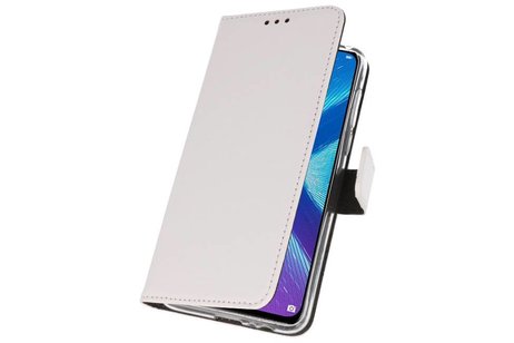 BAOHU Booktype Telefoonhoesjes - Bookcase Hoesje - Wallet Case -  Geschikt voor Huawei Honor 8X - Wit