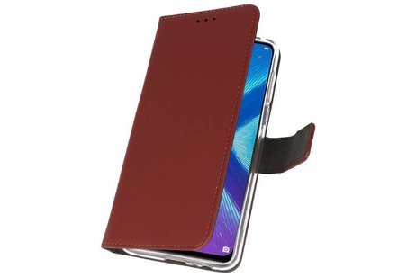 Booktype Telefoonhoesjes - Bookcase Hoesje - Wallet Case -  Geschikt voor Huawei Honor 8X - Bruin