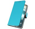 BAOHU Booktype Telefoonhoesjes - Bookcase Hoesje - Wallet Case -  Geschikt voor Moto One - Blauw