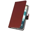 BAOHU Booktype Telefoonhoesjes - Bookcase Hoesje - Wallet Case -  Geschikt voor Moto One - Bruin