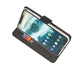 BAOHU Booktype Telefoonhoesjes - Bookcase Hoesje - Wallet Case -  Geschikt voor Moto One Power - Zwart