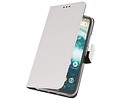 BAOHU Booktype Telefoonhoesjes - Bookcase Hoesje - Wallet Case -  Geschikt voor Moto One Power - Wit