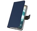 BAOHU Booktype Telefoonhoesjes - Bookcase Hoesje - Wallet Case -  Geschikt voor Moto One Power - Navy