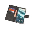 Booktype Telefoonhoesjes - Bookcase Hoesje - Wallet Case -  Geschikt voor Moto One Power - Navy