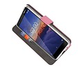 BAOHU Booktype Telefoonhoesjes - Bookcase Hoesje - Wallet Case -  Geschikt voor Nokia 3.1 - Roze
