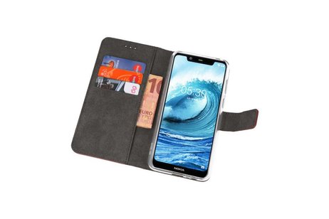 BAOHU Booktype Telefoonhoesjes - Bookcase Hoesje - Wallet Case -  Geschikt voor Nokia X5 5.1 Plus - Bruin