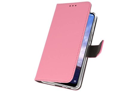 BAOHU Booktype Telefoonhoesjes - Bookcase Hoesje - Wallet Case -  Geschikt voor Nokia X6 6.1 Plus - Roze