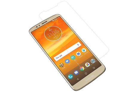 BAOHU Gehard Tempered Glass - Screenprotector - beschermglas - Geschikt voor Motorola Moto E5 Plus