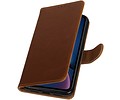 BAOHU Zakelijke Book Case Telefoonhoesje Geschikt voor de iPhone XR - Portemonnee Hoesje - Pasjeshouder Wallet Case - Bruin