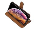BAOHU Zakelijke Book Case Telefoonhoesje Geschikt voor de iPhone XS Max - Portemonnee Hoesje - Pasjeshouder Wallet Case - Zwart