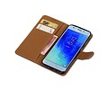 Zakelijke Bookstyle Hoesje voor Samsung Galaxy J3 (2018) Mocca