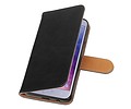 BAOHU Zakelijke Book Case Telefoonhoesje Geschikt voor de Samsung Galaxy J4 - Portemonnee Hoesje - Pasjeshouder Wallet Case - Zwart