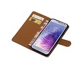 BAOHU Zakelijke Book Case Telefoonhoesje Geschikt voor de Samsung Galaxy J4 - Portemonnee Hoesje - Pasjeshouder Wallet Case - Blauw
