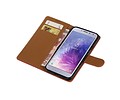 BAOHU Zakelijke Book Case Telefoonhoesje Geschikt voor de Samsung Galaxy J4 - Portemonnee Hoesje - Pasjeshouder Wallet Case - Rood