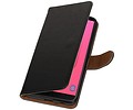 BAOHU Zakelijke Book Case Telefoonhoesje Geschikt voor de Samsung Galaxy J8 - Portemonnee Hoesje - Pasjeshouder Wallet Case - Zwart