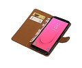 BAOHU Zakelijke Book Case Telefoonhoesje Geschikt voor de Samsung Galaxy J8 - Portemonnee Hoesje - Pasjeshouder Wallet Case - Zwart