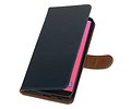 BAOHU Zakelijke Book Case Telefoonhoesje Geschikt voor de Samsung Galaxy J8 - Portemonnee Hoesje - Pasjeshouder Wallet Case - Blauw