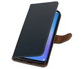 BAOHU Zakelijke Book Case Telefoonhoesje Geschikt voor de Huawei P Smart Plus - Portemonnee Hoesje - Pasjeshouder Wallet Case - Blauw