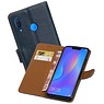BAOHU Zakelijke Bookstyle Hoesje Huawei P Smart Plus Blauw