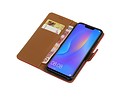 BAOHU Zakelijke Book Case Telefoonhoesje Geschikt voor de Huawei P Smart Plus - Portemonnee Hoesje - Pasjeshouder Wallet Case - Rood